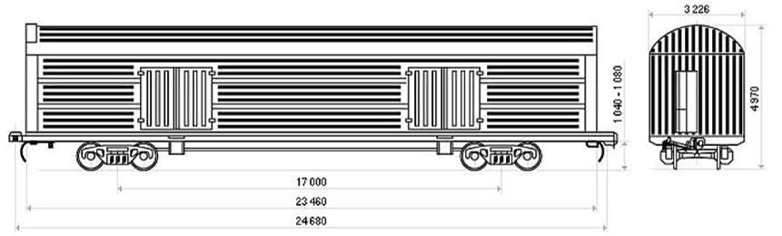 CMGV wagon model 11-9733