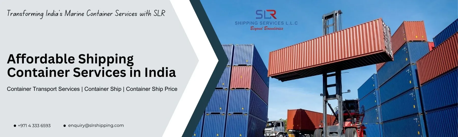 India’s Leading Shipping Container Services and Transportation