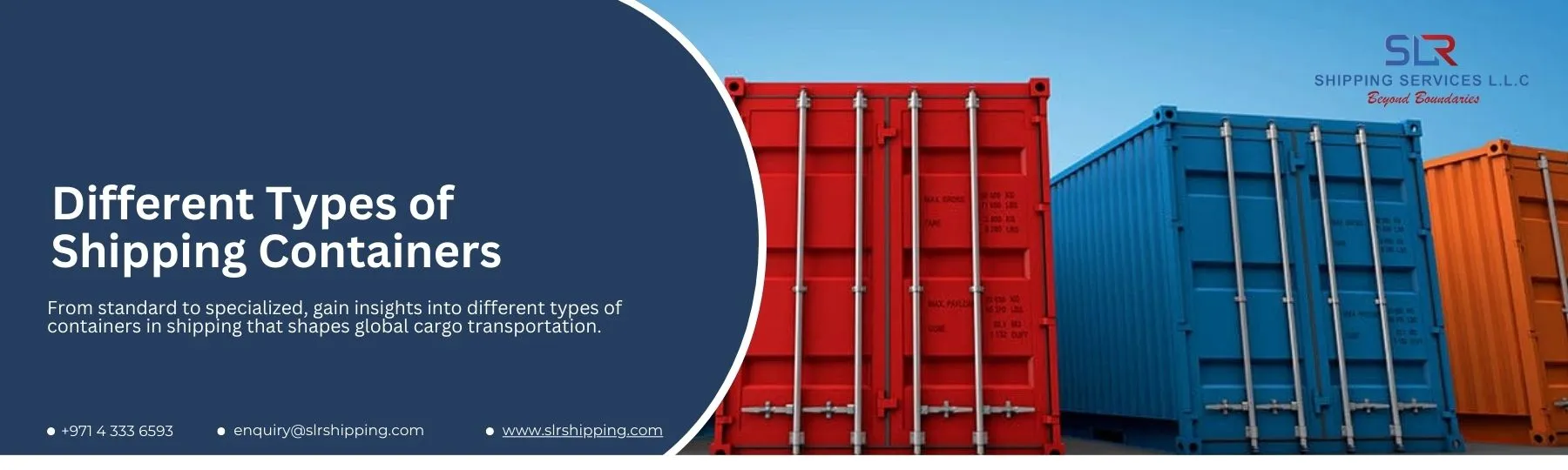 different types of shipping containers