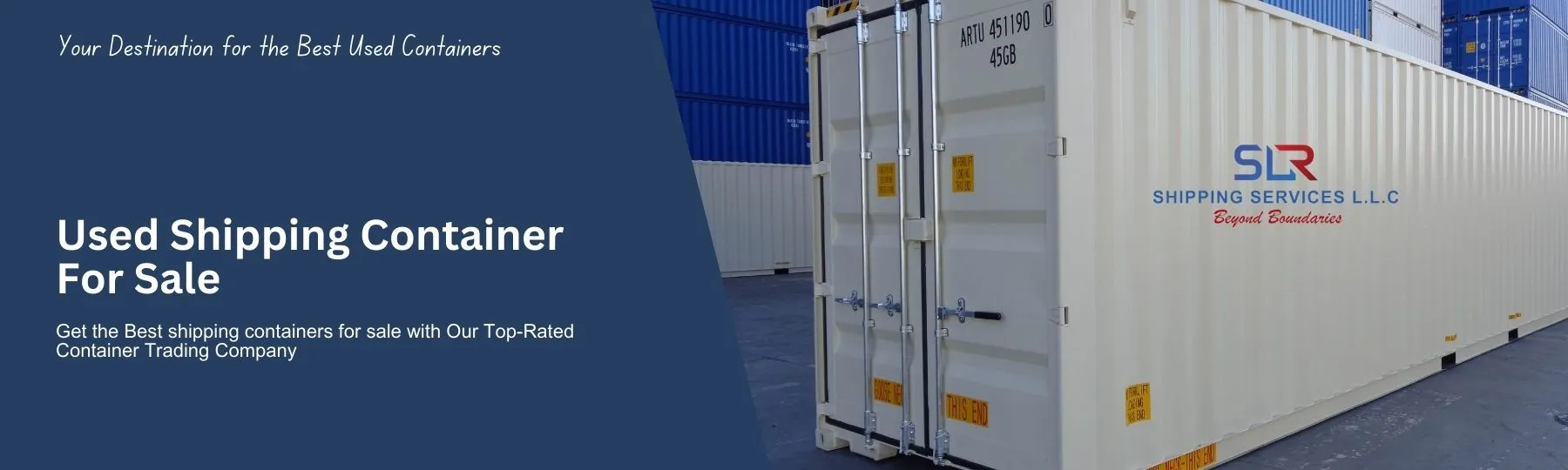 Used Shipping Container for Sale – Container Transport