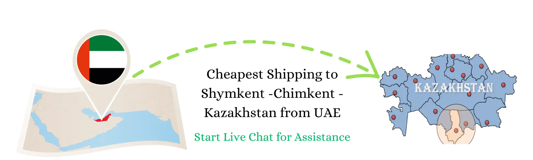 Cheapest Shipping to Shymkent -Chimkent -Kazakhstan