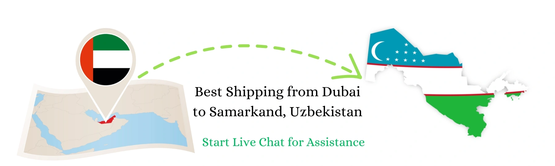 Best and Cheap Shipping Service from Dubai to Samarkand, Uzbekistan