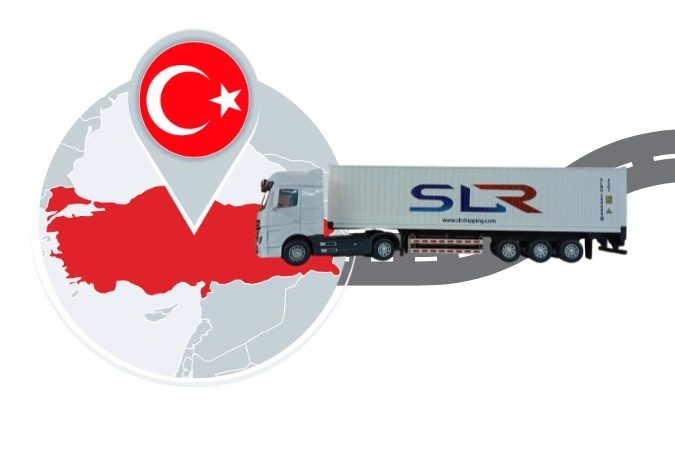 Dubai UAE to Turkiye Land Transportation Trucking Service by Slrshipping
