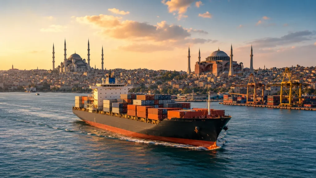 UAE Dubai to Turkiye Shipping Service by SEA & Land Transportation